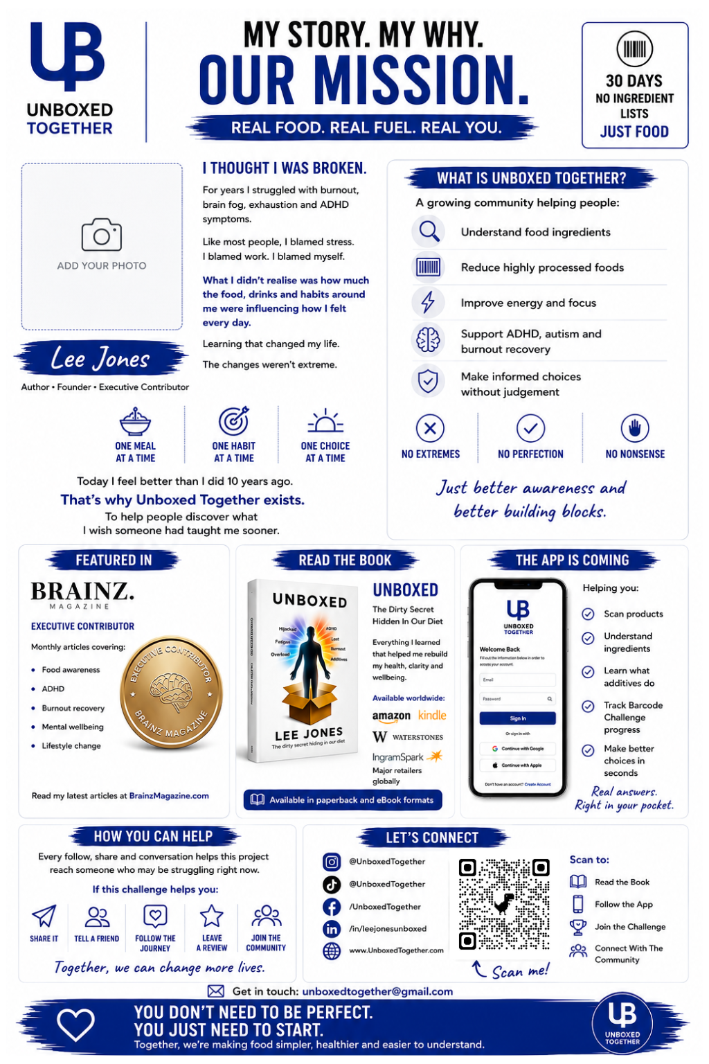The Unboxed Together 30-Day Barcode Challenge poster